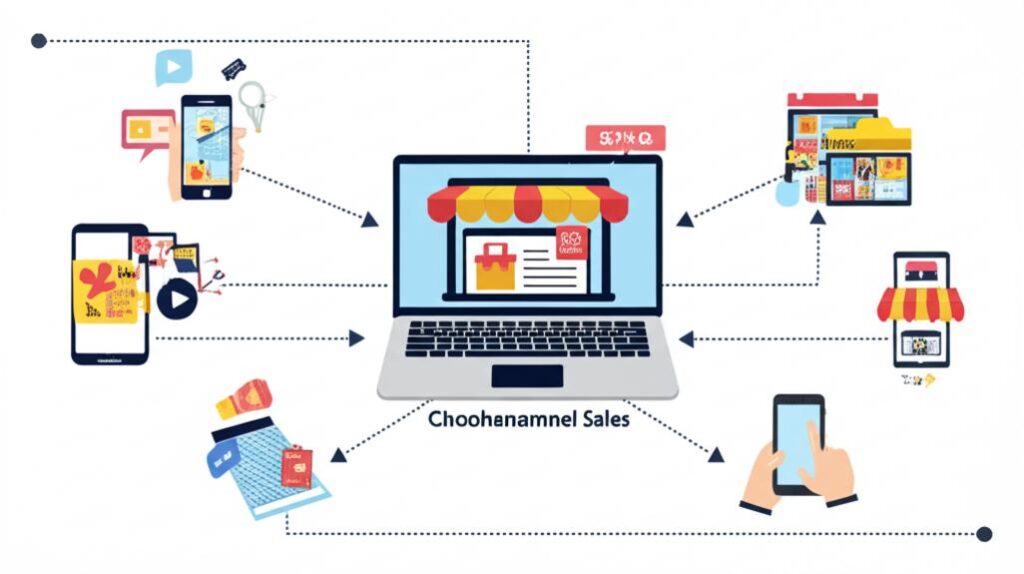 Quy trình bán hàng đa kênh được tối ưu hóa.