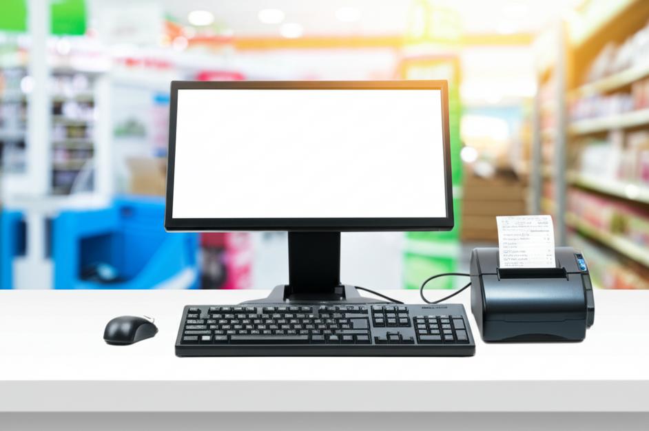 Quầy thu ngân sử dụng phần mềm bán hàng offline vĩnh viễn