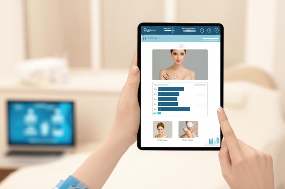 Giao diện phần mềm quản lý spa online trực quan, dễ sử dụng.