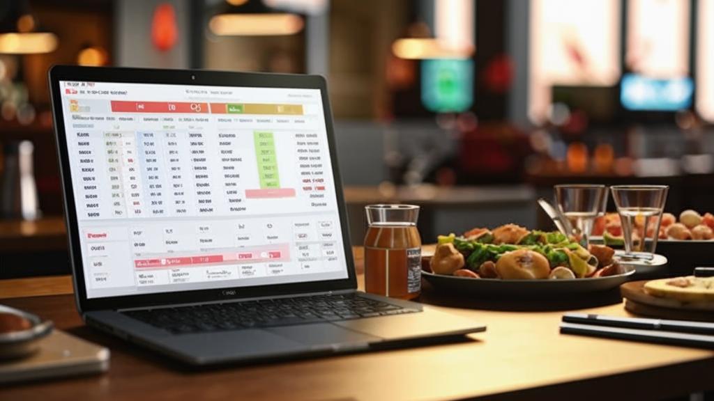 Giao diện phần mềm thu ngân nhà hàng offline.
