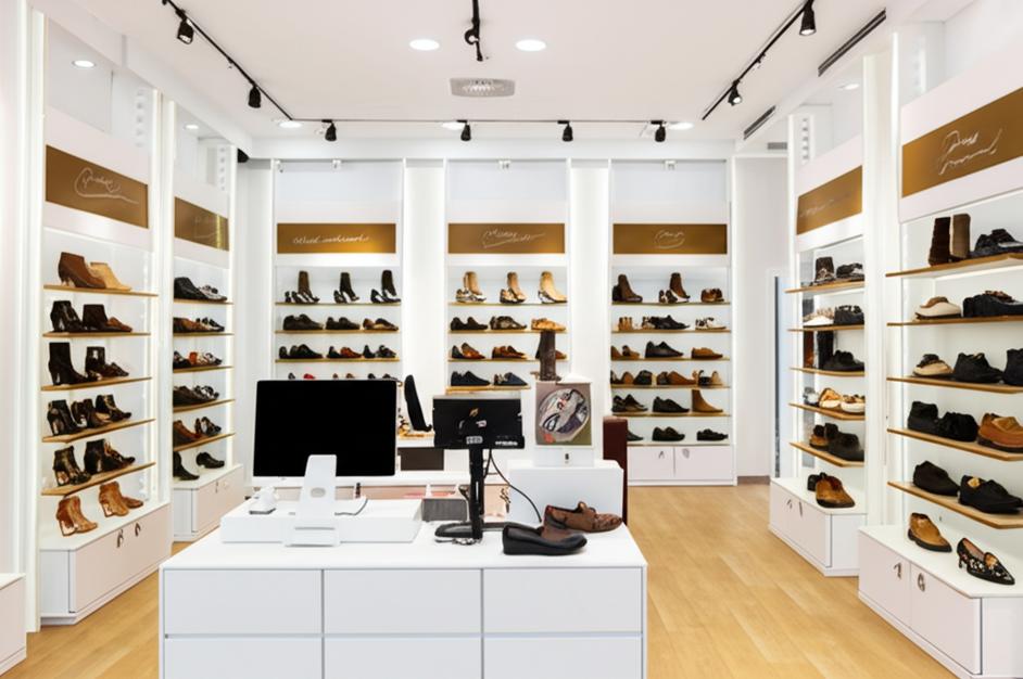 POS system for shoe store.
