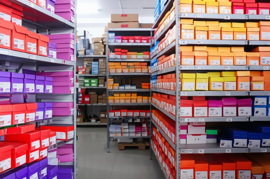 Kho giày dép được quản lý khoa học.