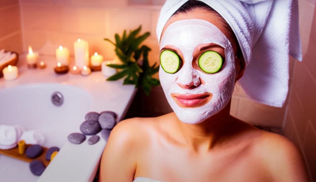 Không gian spa tại nhà phong cách TikTok.