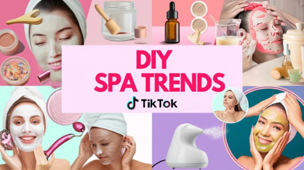 Ảnh tổng hợp xu hướng TikTok spa.
