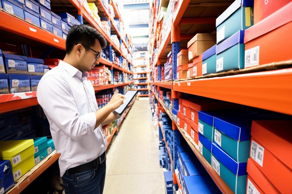 Kho giày dép tối ưu, gọn gàng, khoa học.