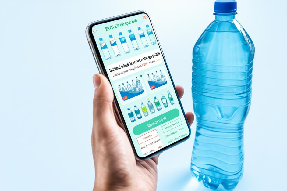 App bán nước uống đóng bình tiện lợi.