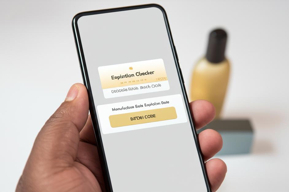 Ứng dụng kiểm tra date mỹ phẩm trên điện thoại.