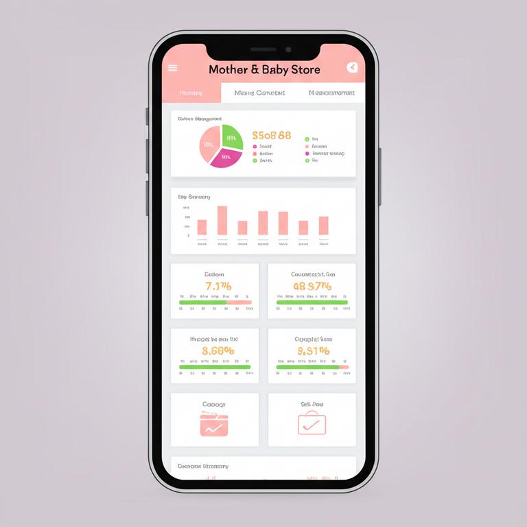 Ứng dụng quản lý bán hàng mẹ và bé trên đa thiết bị.