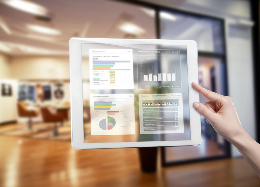 Giao diện ứng dụng quản lý thẩm mỹ viện