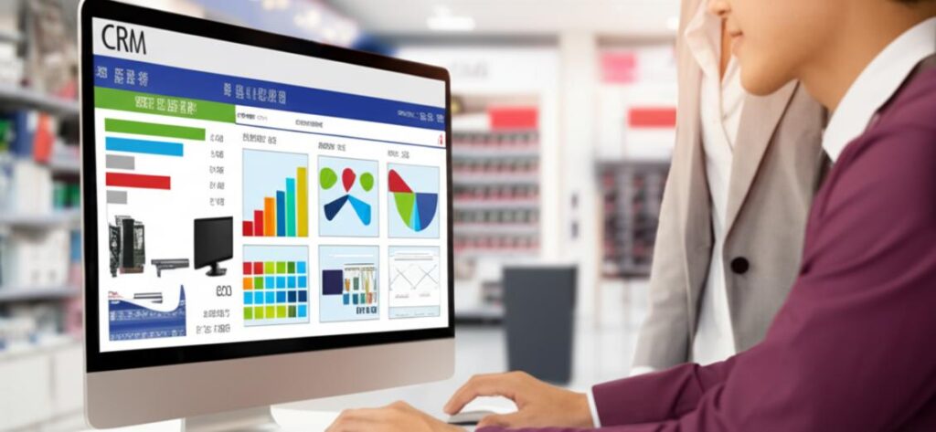 Phần mềm CRM cho cửa hàng linh kiện điện tử.