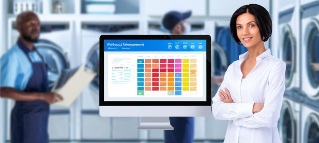 Phần mềm quản lý nhân viên giúp tiệm giặt hoạt động hiệu quả.