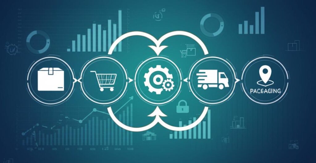 Minh họa hệ thống quản lý đơn hàng tự động.