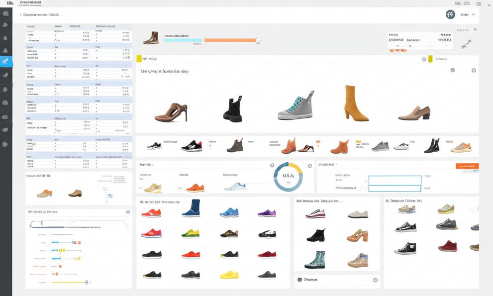 Giao diện phần mềm quản lý bán hàng giày dép Ebiz.