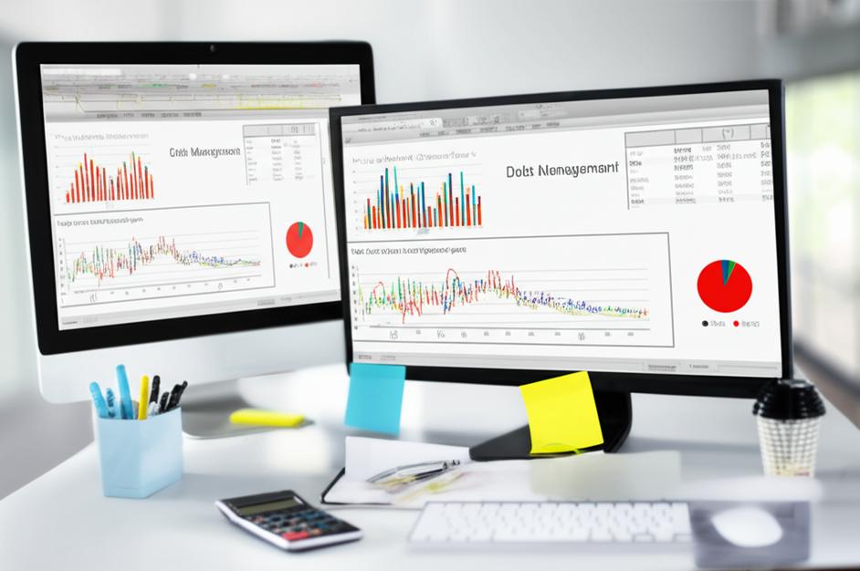 Phần mềm quản lý công nợ trên máy tính.