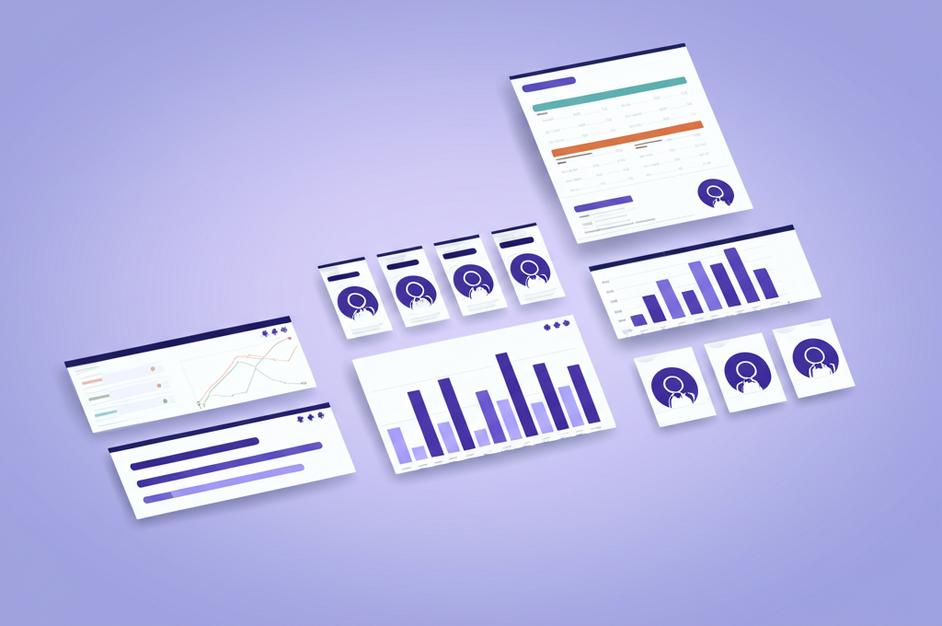 Giao diện phần mềm quản lý khách hàng bán lẻ với dữ liệu và phân tích.