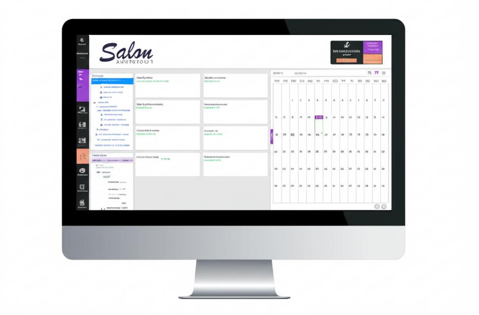 Giao diện phần mềm quản lý khách hàng tiệm tóc.