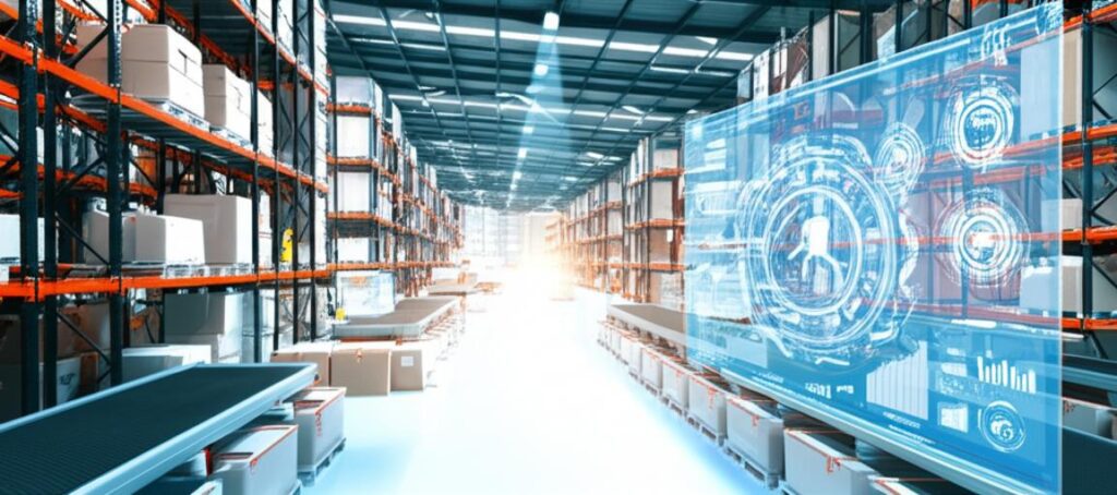 Kho hàng hiện đại quản lý bằng phần mềm.