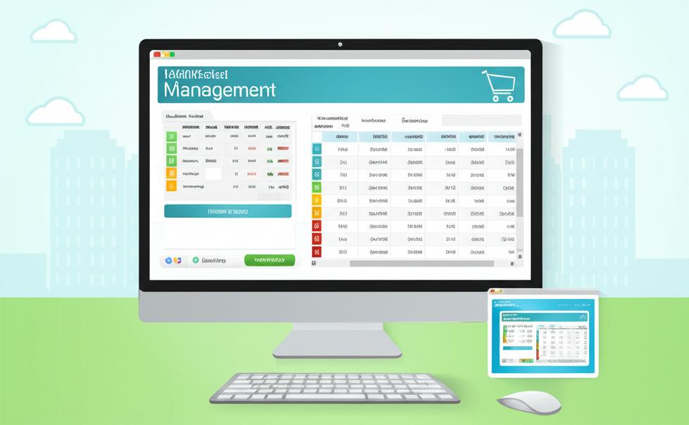 Giao diện phần mềm quản lý siêu thị mini trực quan.
