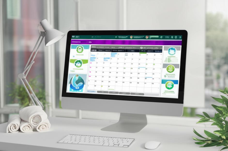 Phần mềm spa tốt nhất Ebiz trên màn hình máy tính.