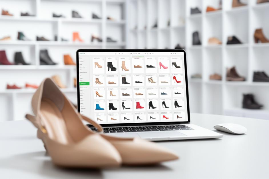 Giao diện phần mềm bán hàng giày dép Ebiz.