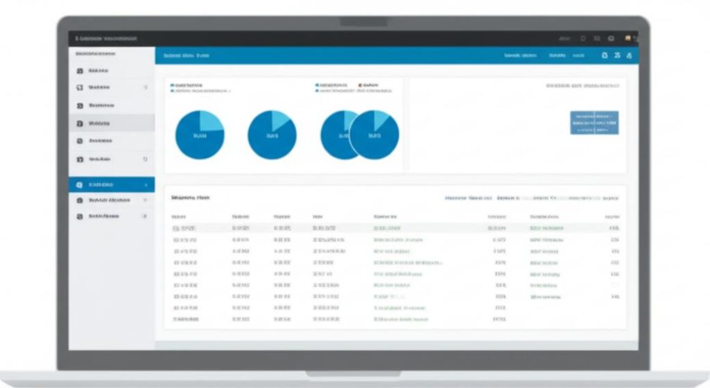 Giao diện phần mềm quản lý nhà sách.
