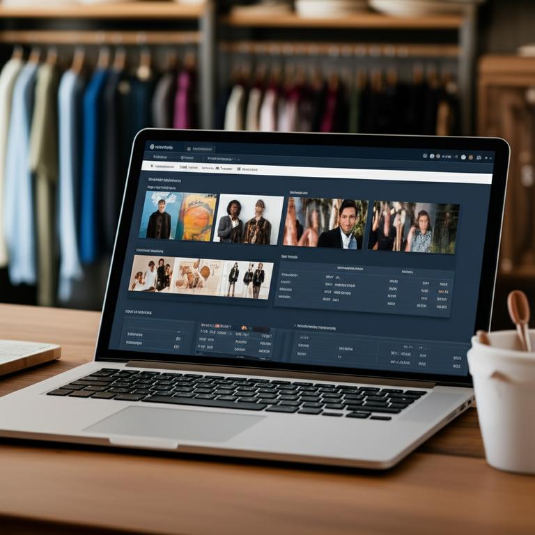 Giao diện phần mềm bán hàng quần áo cloud.