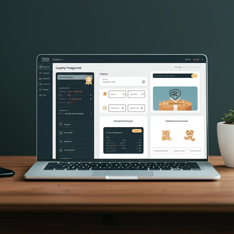 Giao diện phần mềm tích điểm cho cửa hàng.