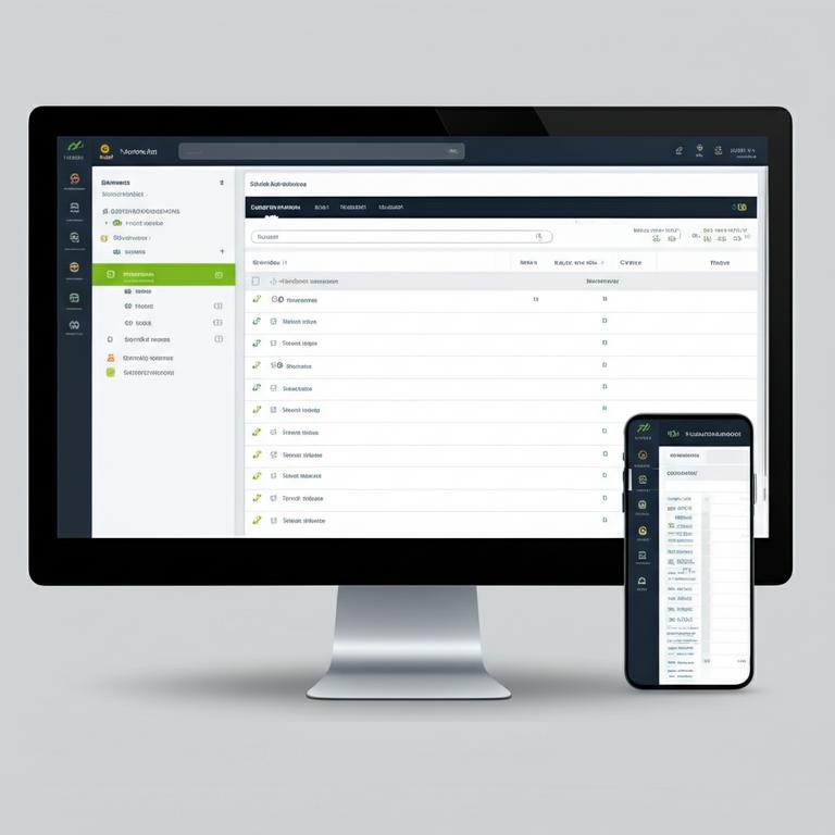 Giao diện phần mềm bán hàng đa kênh cho nhà phân phối.