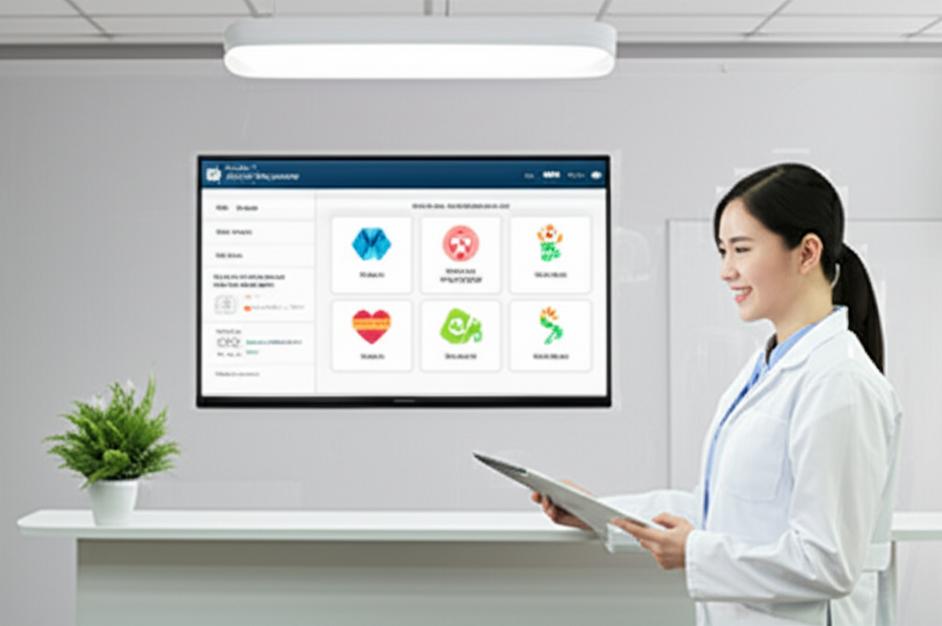 Giao diện phần mềm quản lý clinic online tại phòng khám.