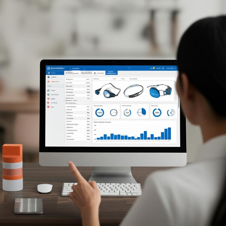 Giao diện phần mềm bán hàng phụ kiện.