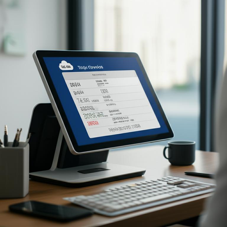 Giao diện phần mềm bán hàng tích hợp hóa đơn điện tử tuân thủ Thông tư 78.