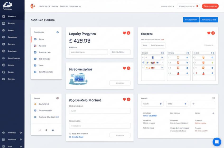 Giao diện phần mềm tích điểm online trực quan, dễ sử dụng.