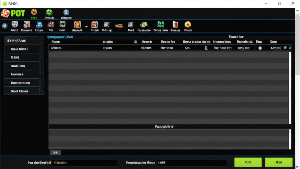 Giao diện phần mềm POS cho quán game.