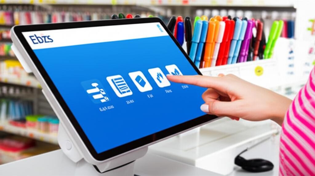 Cửa hàng văn phòng phẩm sử dụng phần mềm POS Ebiz.