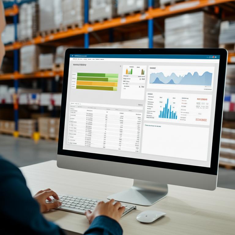 Giao diện phần mềm quản lý kho.