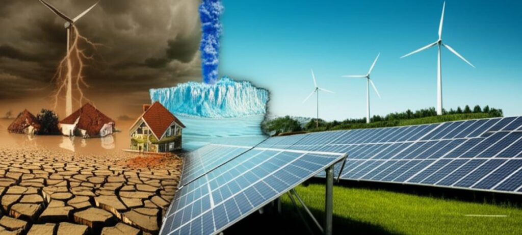 Tác động của biến đổi khí hậu lên môi trường.
