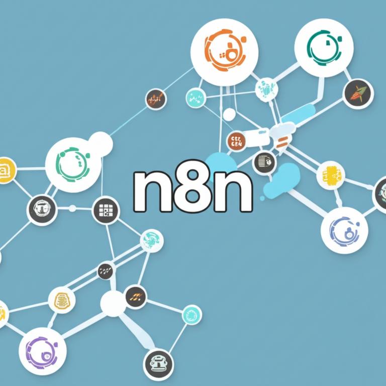 n8n workflow automation platform.
