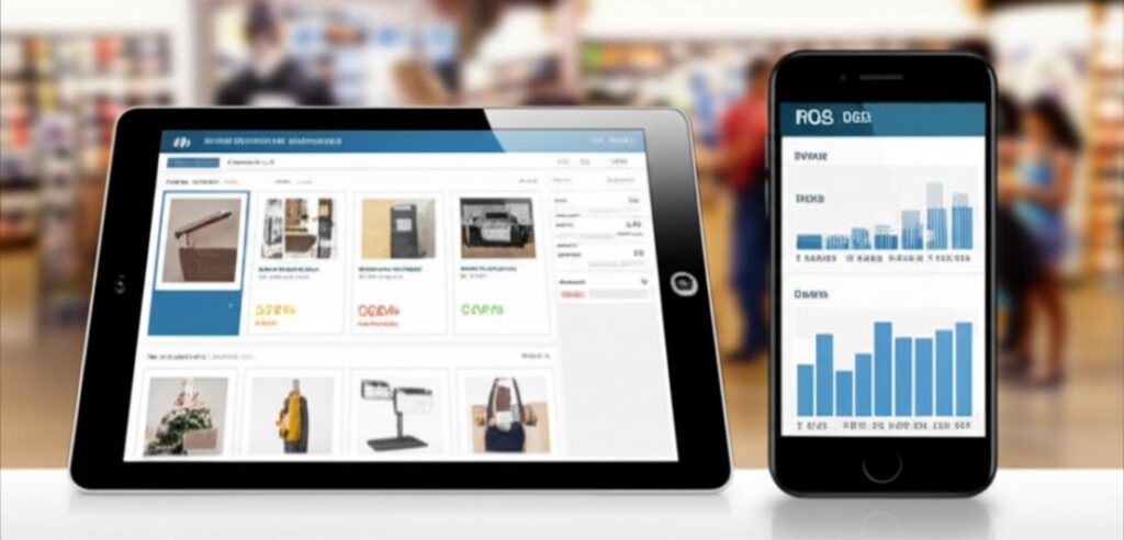 Phần mềm POS trên máy tính bảng và điện thoại.
