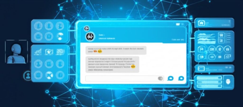Khám Phá Xu Hướng Chatbot AI: Tương Lai Tương Tác Thông Minh 9 Giao diện chatbot AI tương tác thông minh, minh họa các xu hướng công nghệ mới nhất.