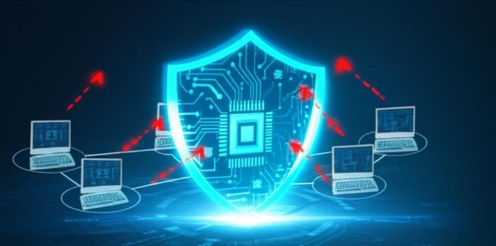 Lá chắn AI bảo vệ mạng lưới khỏi các cuộc tấn công.