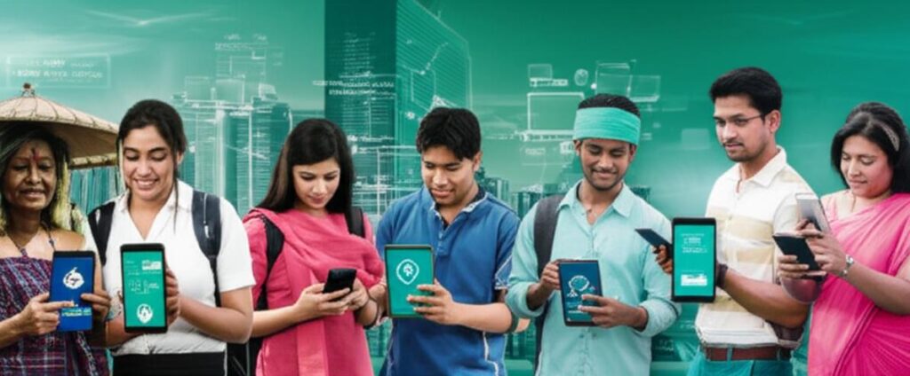 Ứng dụng Fintech trên điện thoại giúp thanh toán và quản lý tài chính.