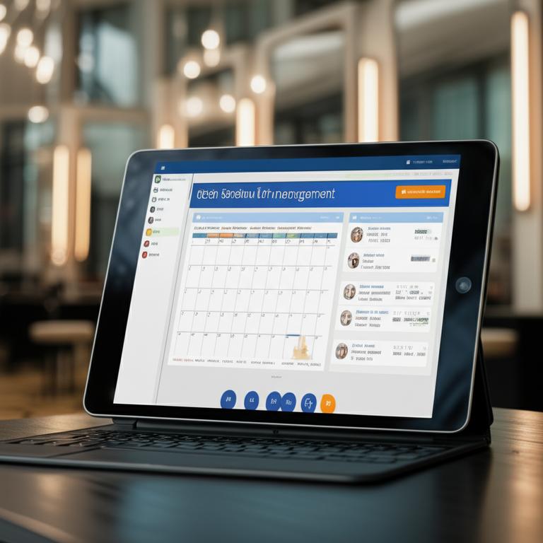 Giao diện phần mềm quản lý thẩm mỹ viện offline trên máy tính bảng.