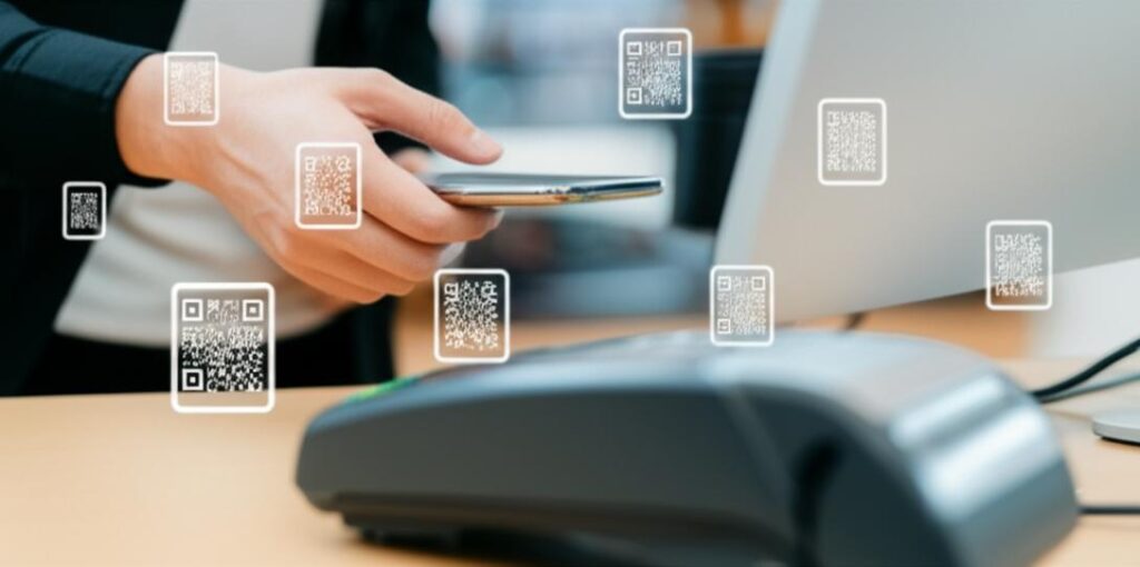 Thanh toán di động tiện lợi bằng điện thoại thông minh.