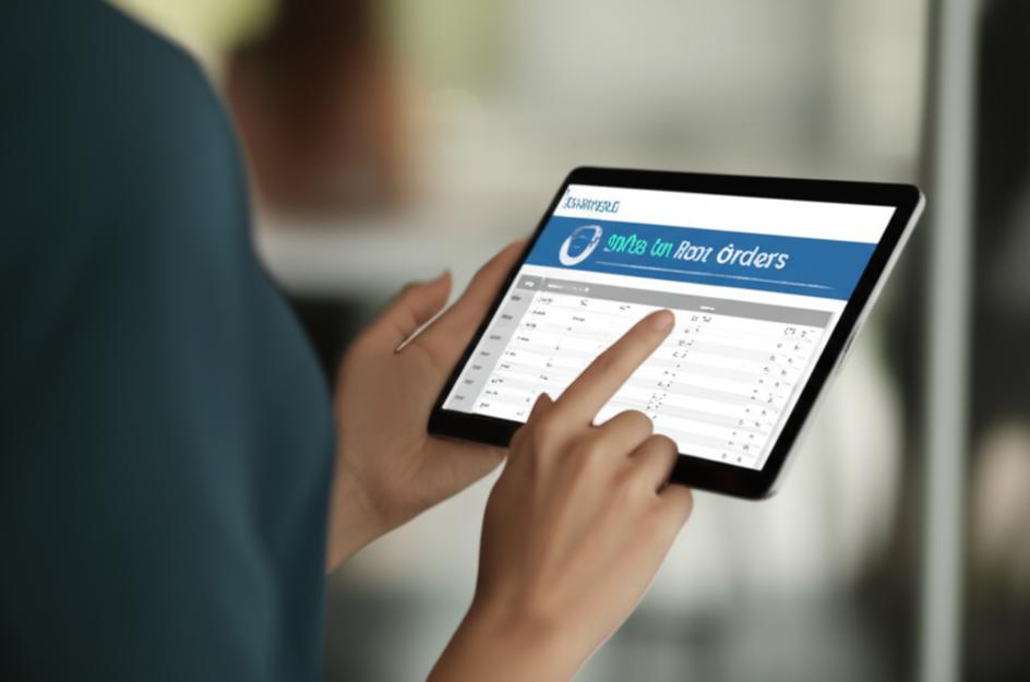 Giao diện phần mềm quản lý bán nước lọc đóng bình trên máy tính bảng.