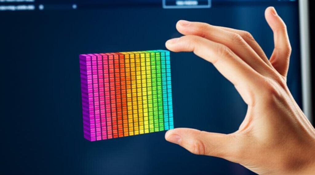 Cấu trúc dữ liệu được sắp xếp ngăn nắp trên màn hình máy tính.