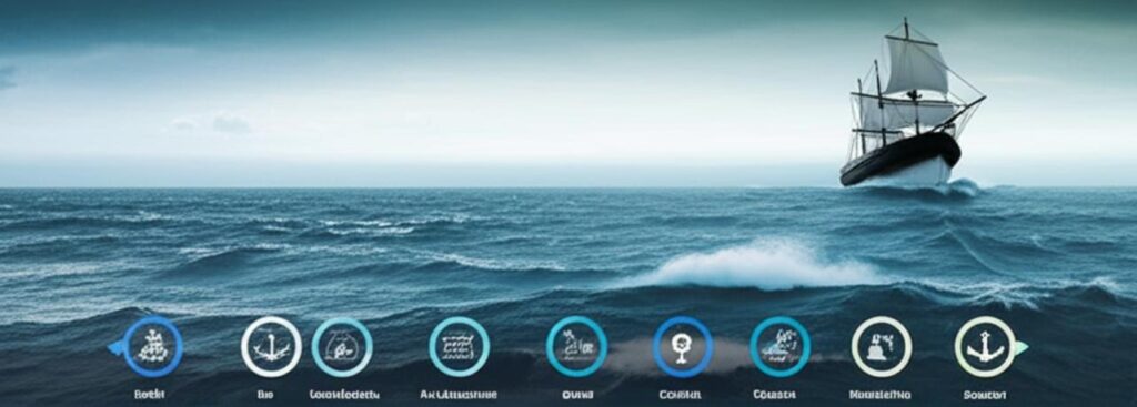 Biểu đồ quy trình quản trị rủi ro doanh nghiệp.