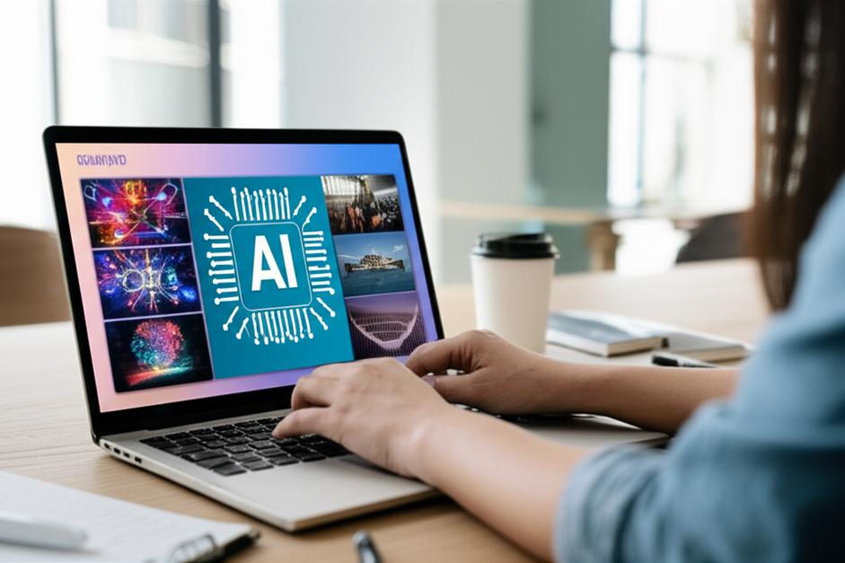 AI tạo hình ảnh sáng tạo cho chiến lược marketing.