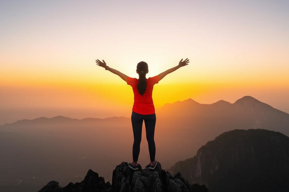 Bứt Phá Giới Hạn: Những Bài Học Thay Đổi Cuộc Đời Bạn Không Thể Bỏ Lỡ 5 Người phụ nữ trên đỉnh núi đón bình minh, biểu tượng cho sự thay đổi tích cực.