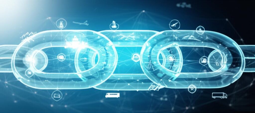 Minh họa Blockchain tăng cường minh bạch trong chuỗi cung ứng.