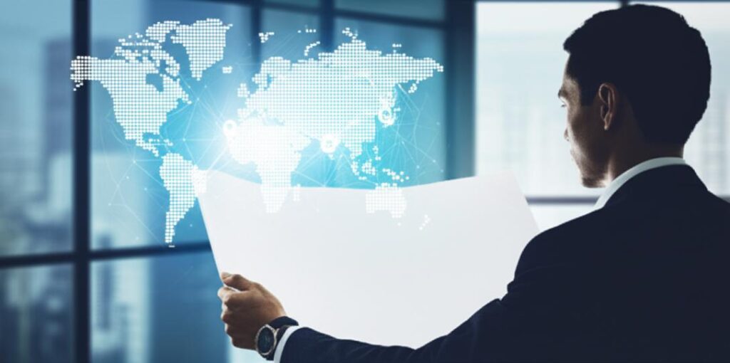 Chiến lược TMĐT Xuyên Biên Giới: Chìa Khóa Mở Cửa Thị Trường Toàn Cầu 10 Doanh nhân kết nối mạng lưới kỹ thuật số toàn cầu cho chiến lược TMĐT xuyên biên giới.